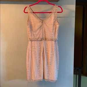 Pale pink Adrianna papell dress